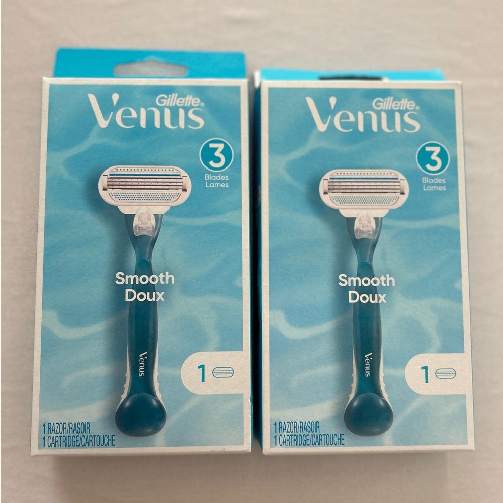 Women’s Venus Comfortglide 1 Count Razors 2 package Bundle New Factory Sealed
